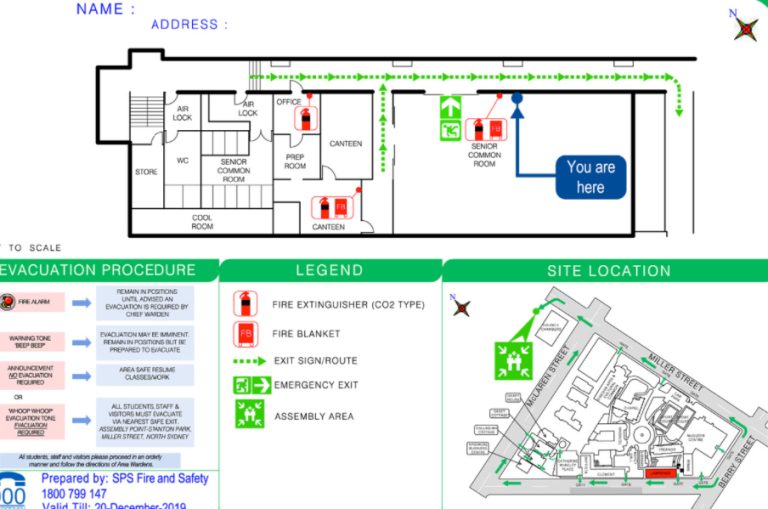 Fire Evacuation Plan