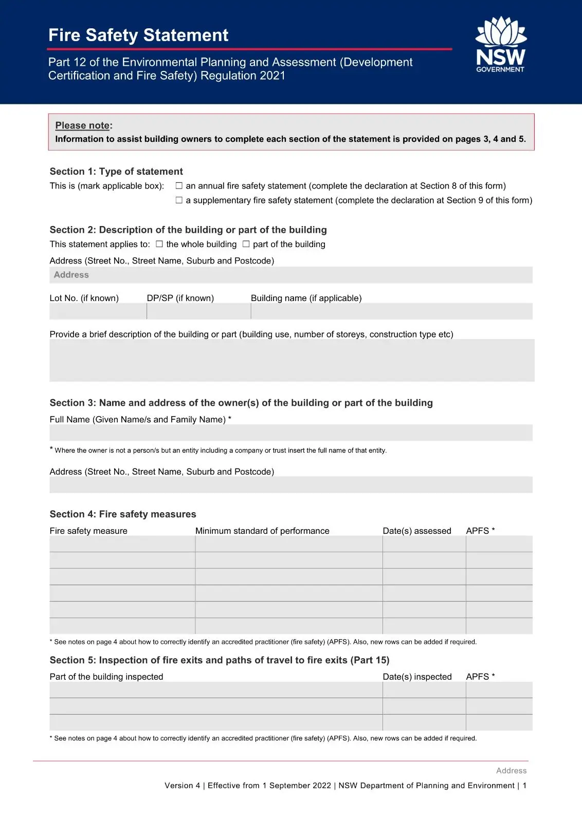 About SPS Fire Safety Services AFSS Template